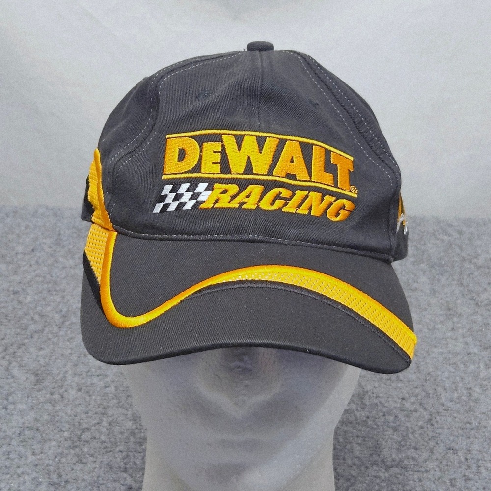 DeWalt Racing Hat Mens  Black NASCAR Matt Kenseth 17 Adjustable‎ Strapback Cap
